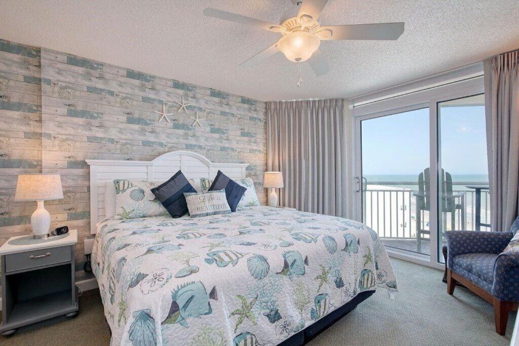 マートルビーチ 2501 S Ocean Blvd, 1031 - Ocean View Sleeps 8ヴィラ エクステリア 写真